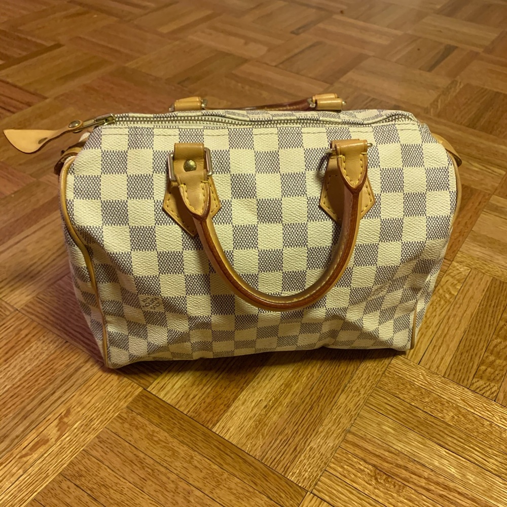 LV Damier Azur Speedy 25